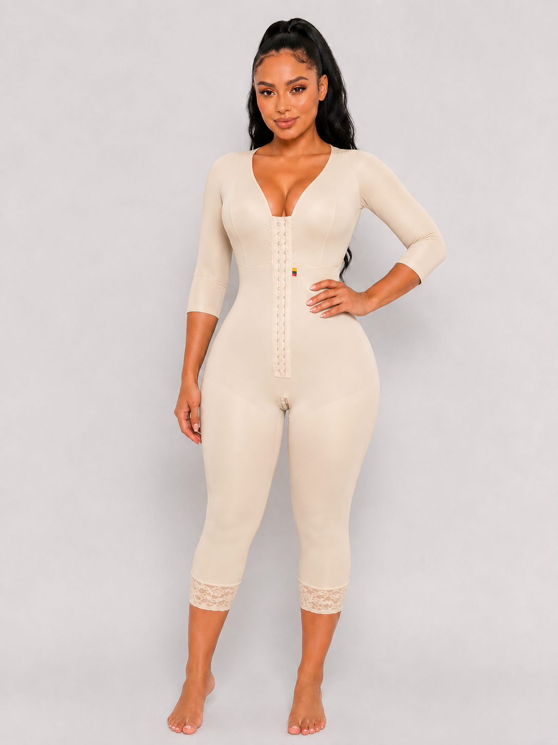 360 FULL BODY COMPRESSION FAJA | BEIGE