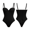 LUXE LACE-UP SCULPTING BODYSUIT(THIN STRAPS)