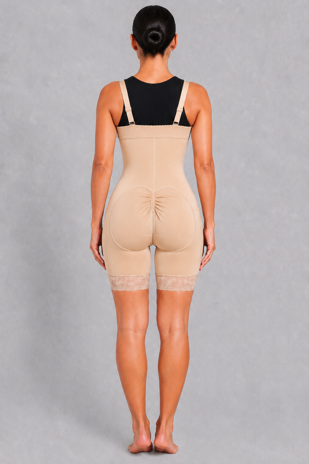 HIGH COMPRESSION STRAPLESS FAJA | BEIGE
