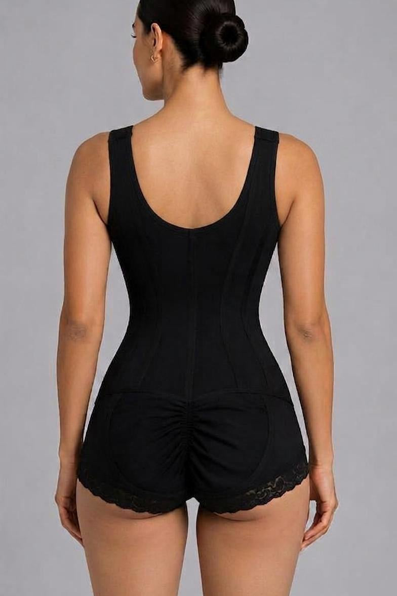 Body Suit Double Compression | Black