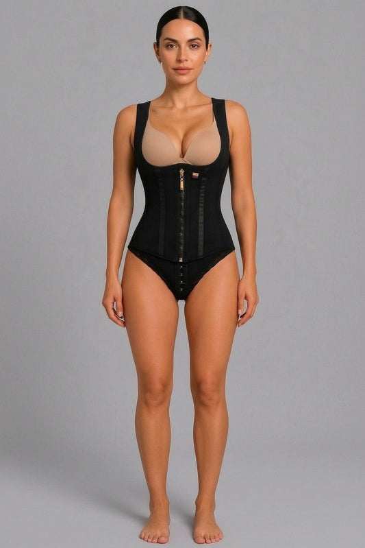 Body Suit Double Compression | Black