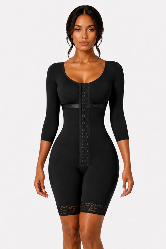 COLOMBIAN FULL COVERAGE FAJA | BLACK