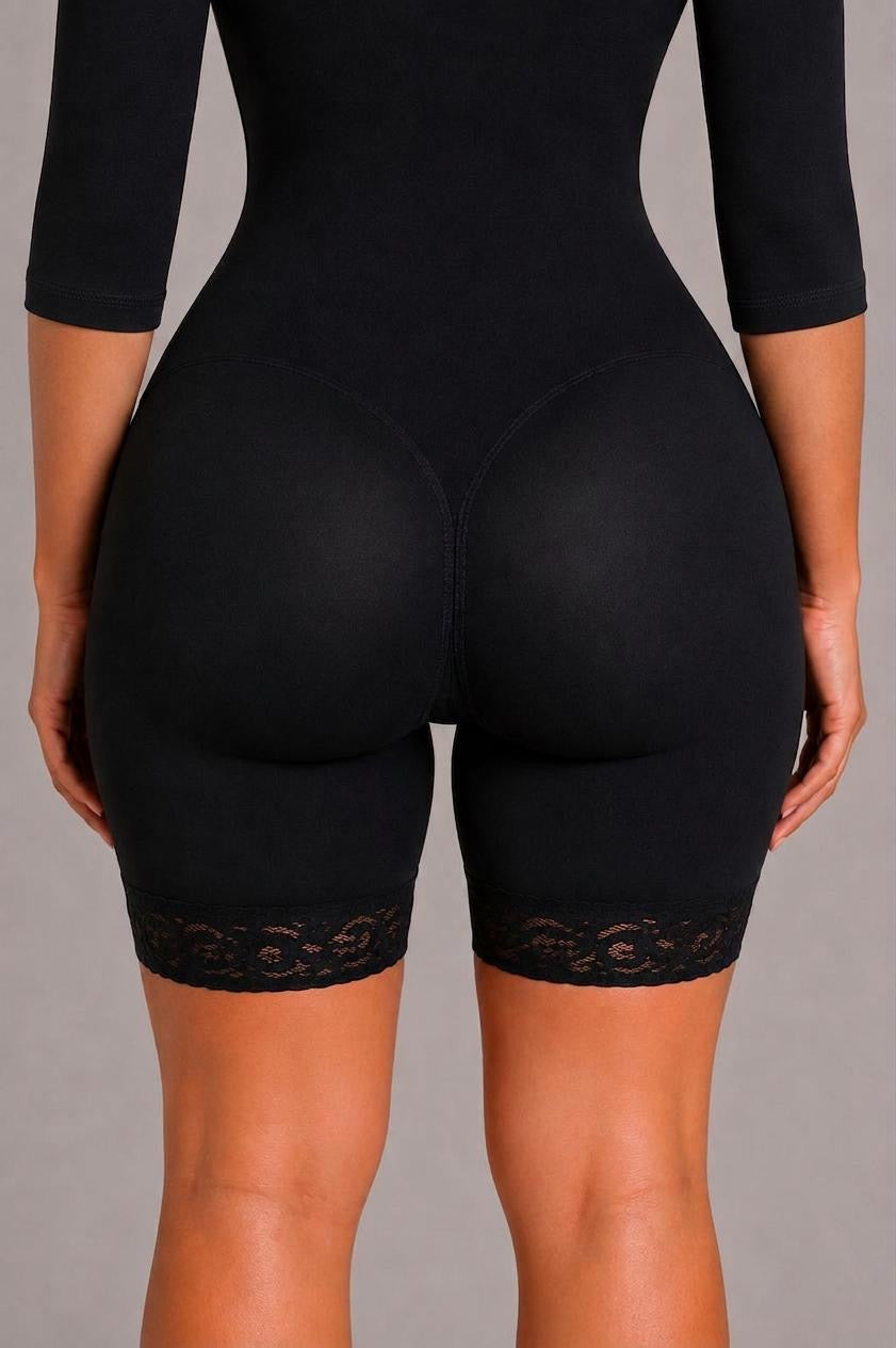 COLOMBIAN FULL COVERAGE FAJA | BLACK