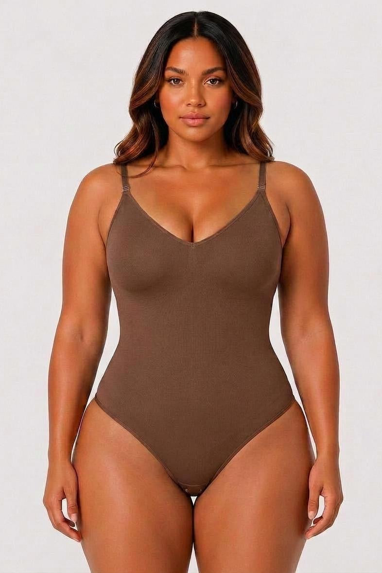 Seamless Bodysuit | Brown