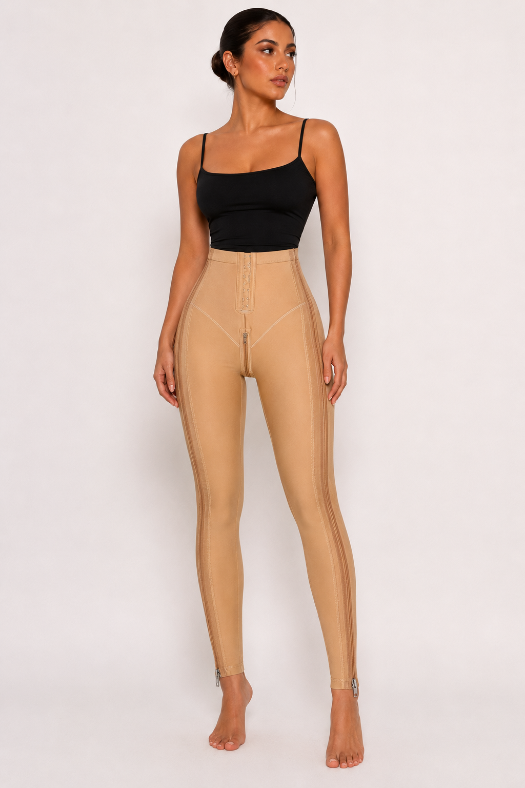 COMPRESSION LEGGINGS | BEIGE