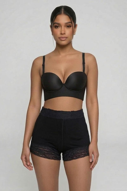 COMPRESSION SUPPORT BRA | BLACK
