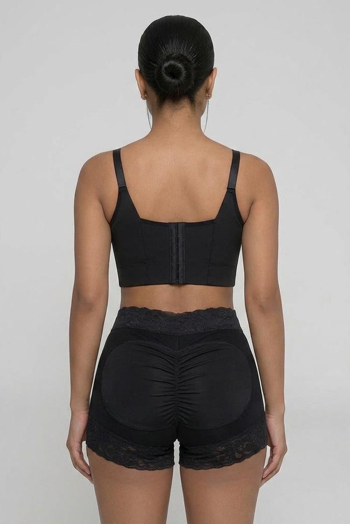 COMPRESSION SUPPORT BRA | BLACK