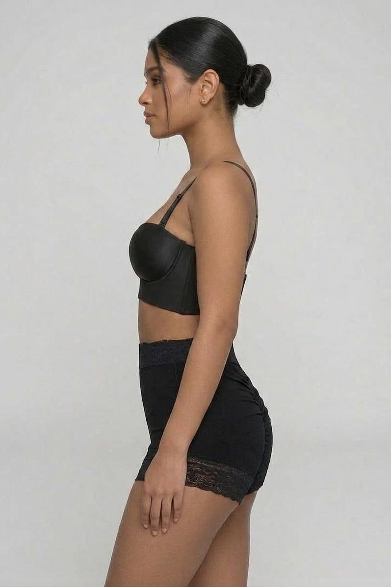 COMPRESSION SUPPORT BRA | BLACK