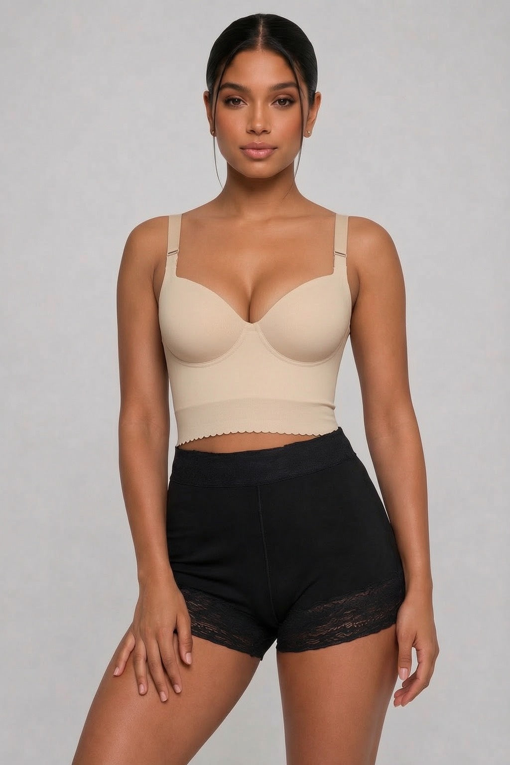 BACK FAT BRA (LONGER) | Beige