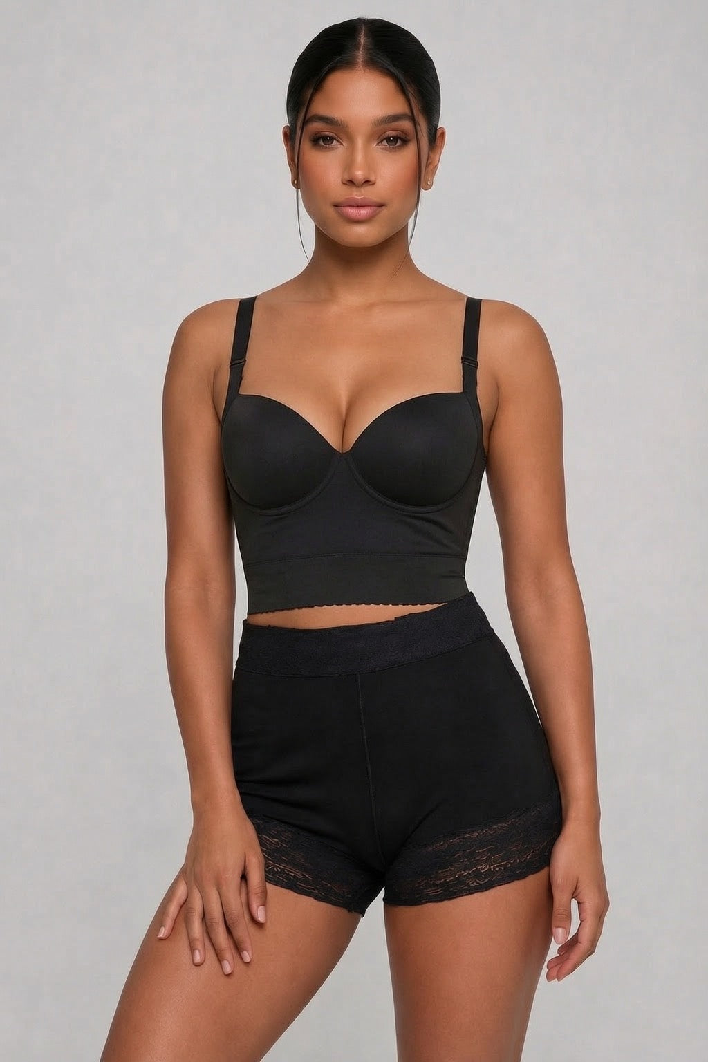 BACK FAT BRA (LONGER) | Black