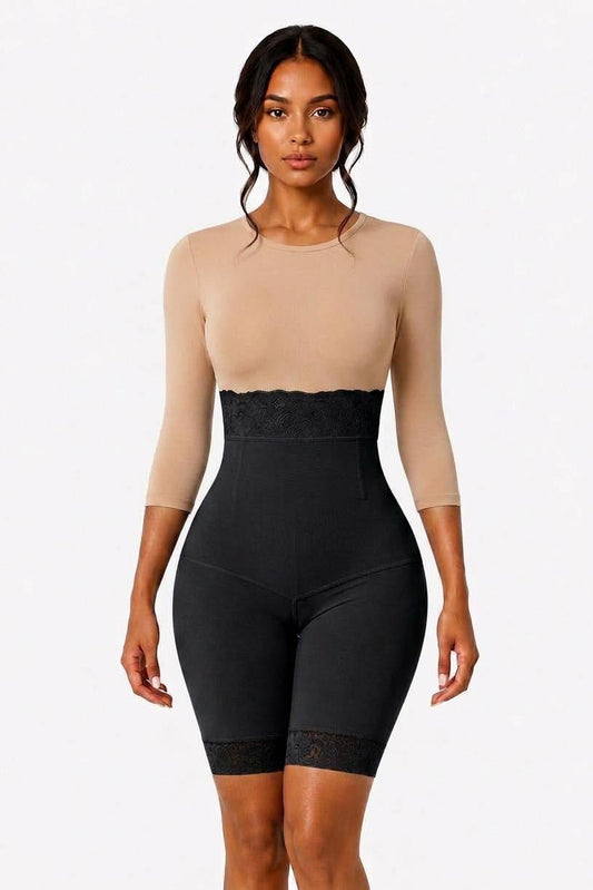 SEAMLESS BBL SHORTS | BLACK