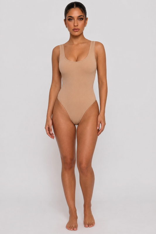 CORSET BODYSUIT | MAUVE