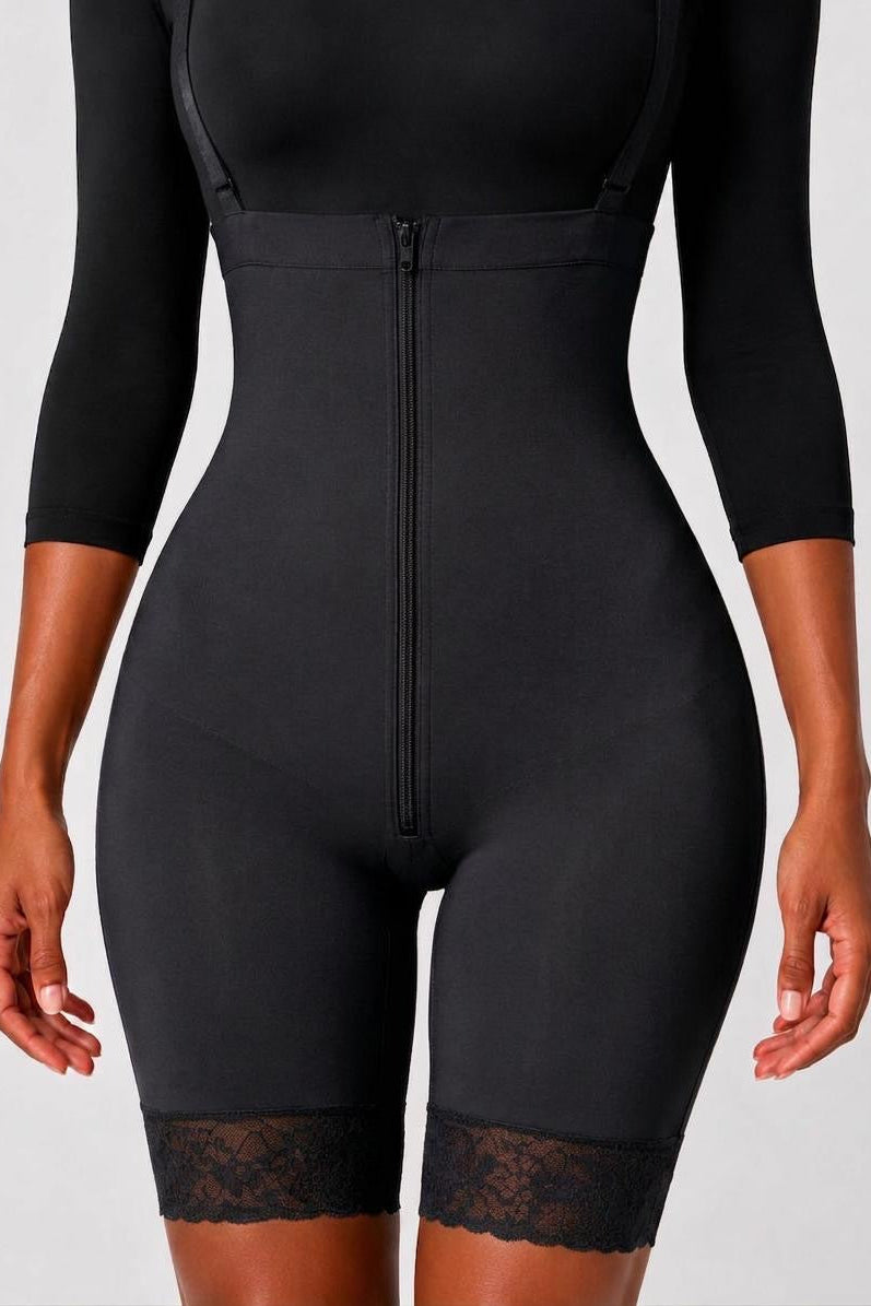 Detachable Strap Faja | BLACK