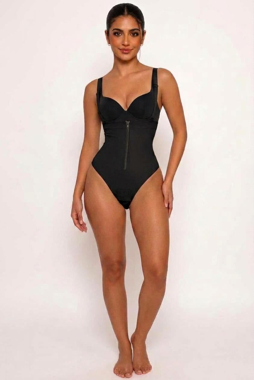 COLOMBIAN THONG BODYSUIT | BLACK