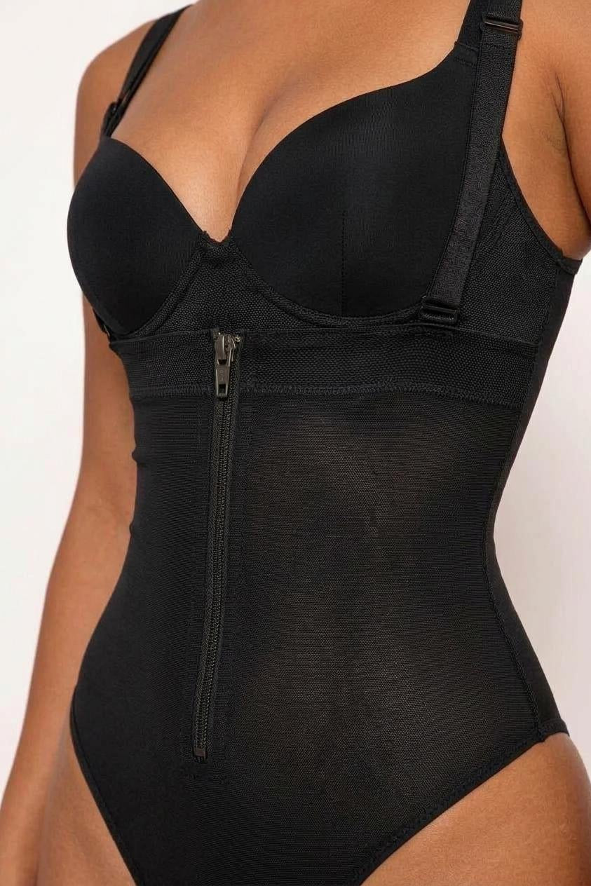 COLOMBIAN THONG BODYSUIT | BLACK