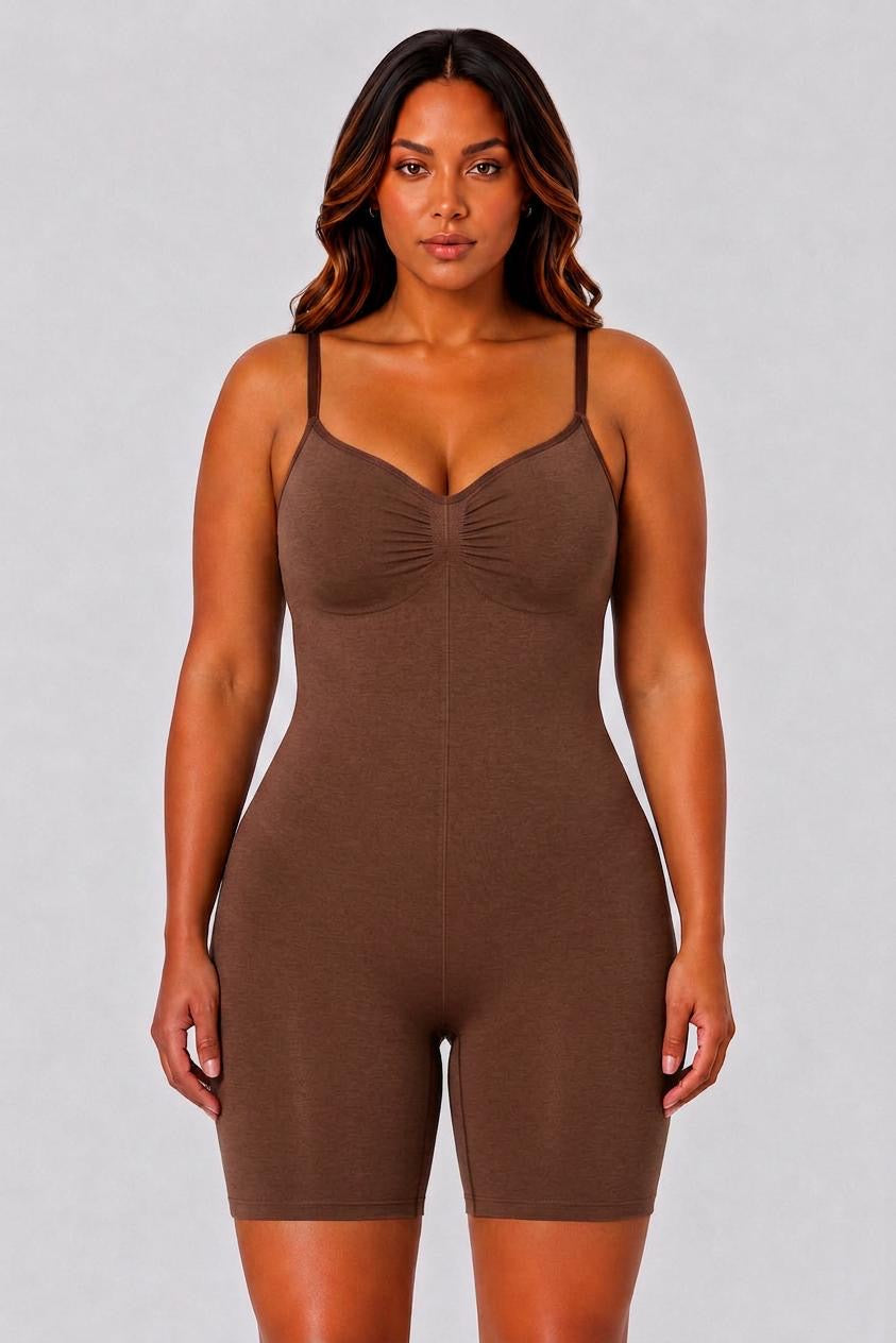 VIRAL FULL BODYSUITS | BROWN