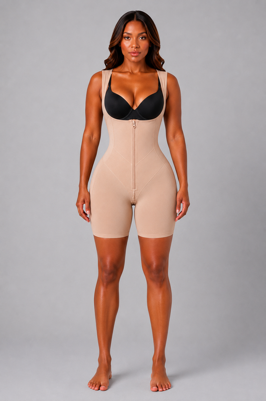 SEAMLESS BREATHABLE FAJA | BEIGE