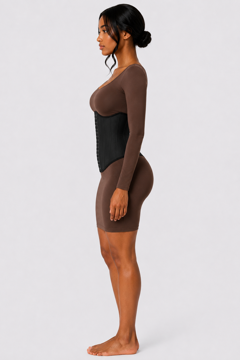 CURVY LATEX HOURGLASS WAIST TRAINER
