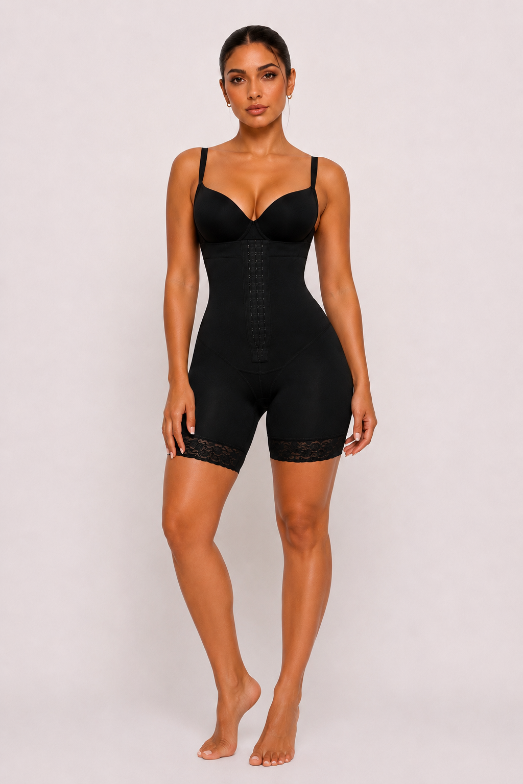 SEAMLESS HIGH COMPRESSION FAJA | BLACK