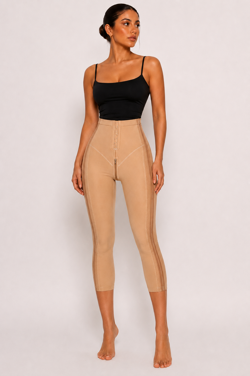 COMPRESSION LEGGINGS | BEIGE