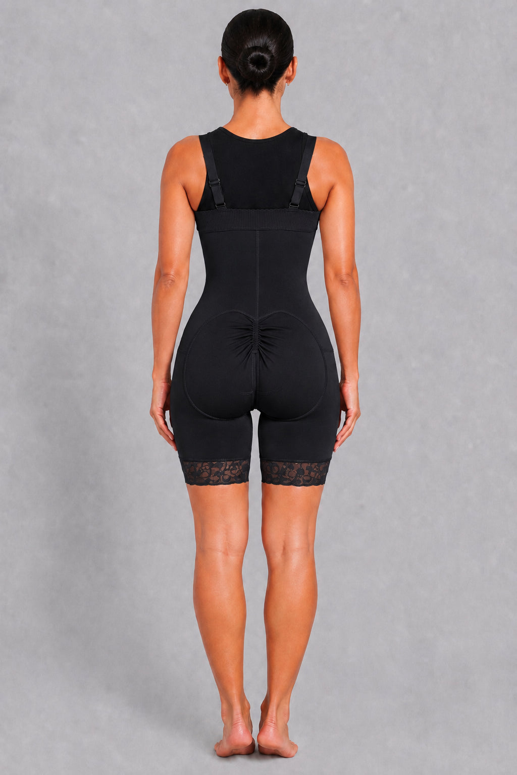 HIGH COMPRESSION STRAPLESS FAJA | BLACK