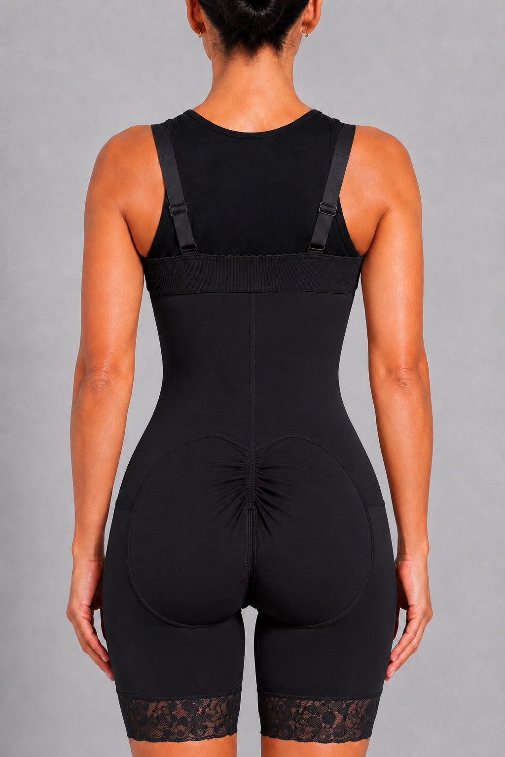 HIGH COMPRESSION STRAPLESS FAJA | BLACK