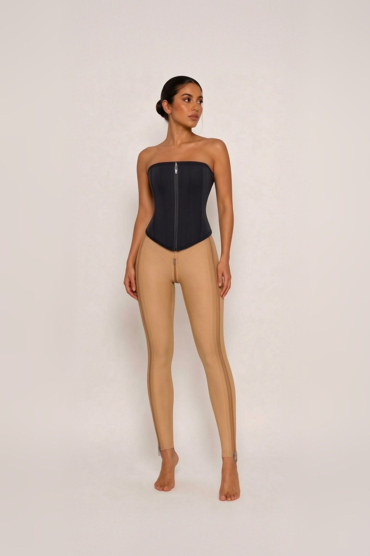 COMPRESSION LEGGINGS | BEIGE
